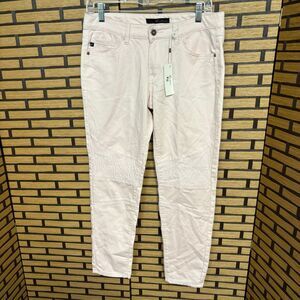 KanCan Pale Pink Moto Style Skinny Leg Jeans‎ Size 9/28
